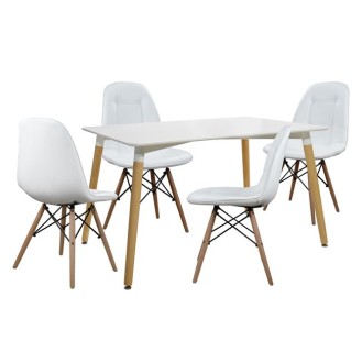 ΣΕΤ ΤΡΑΠΕΖΑΡΙΑ 5Τ ΤΡΑΠΕΖΙ MINIMAL 120Χ80-COSY ΛΕΥΚΕΣ HM10078.01 ΣΕΤ ΤΡΑΠΕΖΑΡΙΑ 5Τ ΤΡΑΠΕΖΙ MINIMAL 120Χ80-COSY ΛΕΥΚΕΣ HM10078.01