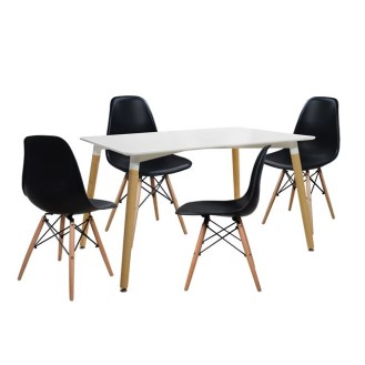 ΣΕΤ ΤΡΑΠΕΖΑΡΙΑ 5Τ ΤΡΑΠΕΖΙ MINIMAL 120x80x73 cm-TWIST ΜΑΥΡΕΣ HM10080.02 ΣΕΤ ΤΡΑΠΕΖΑΡΙΑ 5Τ ΤΡΑΠΕΖΙ MINIMAL 120x80x73 cm-TWIST ΜΑΥΡΕΣ HM10080.02