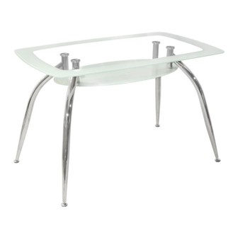 ΤΡΑΠΕΖΙ NORRIS 120Χ75Χ75ΕΚ HM0086.01 ΓΥΑΛΙΝΟ ΛΕΥΚΟ ΤΡΑΠΕΖΙ NORRIS 120Χ75Χ75ΕΚ HM0086.01 ΓΥΑΛΙΝΟ ΛΕΥΚΟ