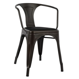 ΠΟΛΥΘΡΟΝΑ MELITA RUSTY & ΚΑΘΙΣΜΑ PU ΜΑΥΡΟ HM8063.04 51x46,5x71,5cm ΠΟΛΥΘΡΟΝΑ MELITA RUSTY & ΚΑΘΙΣΜΑ PU ΜΑΥΡΟ HM8063.04 51x46,5x71,5cm