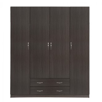 ΝΤΟΥΛΑΠΑ 4ΦΥΛΛΗ ΜΕ 2 ΣΥΡΤΑΡΙΑ AZALEA 200x55.5x180 εκ. HM353.01 ZEBRANO