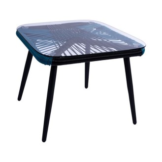 ΤΡΑΠΕΖΙ ΜΕΤΑΛΛΙΚΟ HM5497 ΜΕ WICKER ΣΕ ΜΠΛΕ & ΜΑΥΡΟ 48x49x37,5 εκ. ΤΡΑΠΕΖΙ ΜΕΤΑΛΛΙΚΟ HM5497 ΜΕ WICKER ΣΕ ΜΠΛΕ & ΜΑΥΡΟ 48x49x37,5 εκ.