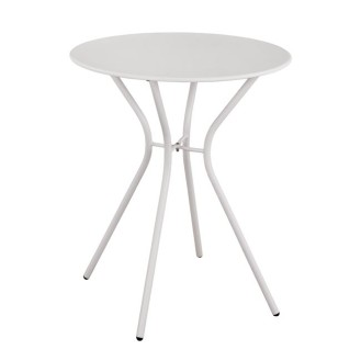 ΤΡΑΠΕΖΙ ΜΕΤΑΛΛΙΚΟ ΛΕΥΚΟ ABBY HM5524.02 Φ60X72Y εκ. ΤΡΑΠΕΖΙ ΜΕΤΑΛΛΙΚΟ ΛΕΥΚΟ ABBY HM5524.02 Φ60X72Y εκ.