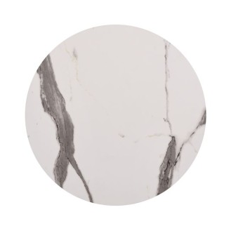 ΕΠΙΦΑΝΕΙΑ ΤΡΑΠΕΖΙΟΥ HPL Φ60x1,5 ΛΕΥΚΟ ΜΑΡΜΑΡΟ HM5735.08