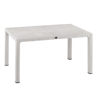 ΤΡΑΠΕΖΙ ΠΟΛΥΠΡΟΠΥΛΕΝΙΟΥ 150Χ90X73.5Υεκ. RATTAN ΛΕΥΚΟ ΜΕ UV PROTECTION HM5737.01 ΤΡΑΠΕΖΙ ΠΟΛΥΠΡΟΠΥΛΕΝΙΟΥ 150Χ90X73.5Υεκ. RATTAN ΛΕΥΚΟ ΜΕ UV PROTECTION HM5737.01