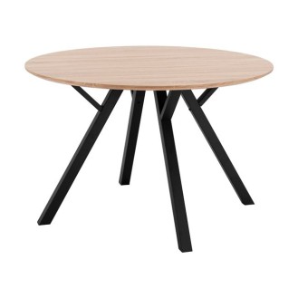 ΤΡΑΠΕΖΙ ΜΕ MDF ΕΠΙΦΑΝΕΙΑ SONAMA & ΜΕΤΑΛΛΙΚΑ ΠΟΔΙΑ HM8718.01 Φ120x76Y εκ. ΤΡΑΠΕΖΙ ΜΕ MDF ΕΠΙΦΑΝΕΙΑ SONAMA & ΜΕΤΑΛΛΙΚΑ ΠΟΔΙΑ HM8718.01 Φ120x76Y εκ.