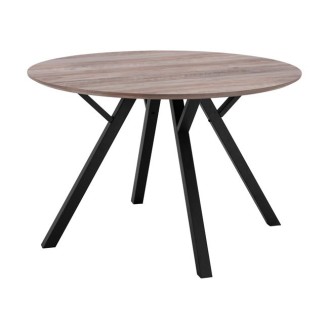 ΤΡΑΠΕΖΙ ΜΕ MDF ΕΠΙΦΑΝΕΙΑ OLD BEECH & ΜΕΤΑΛΛΙΚΑ ΠΟΔΙΑ HM8718.02 Φ120x76Y εκ. ΤΡΑΠΕΖΙ ΜΕ MDF ΕΠΙΦΑΝΕΙΑ OLD BEECH & ΜΕΤΑΛΛΙΚΑ ΠΟΔΙΑ HM8718.02 Φ120x76Y εκ.