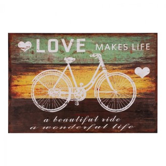 ΠΙΝΑΚΑΣ ΚΑΜΒΑΣ BICYCLE HM7154.14 90X60X2.5 εκ. ΠΙΝΑΚΑΣ ΚΑΜΒΑΣ BICYCLE HM7154.14 90X60X2.5 εκ.