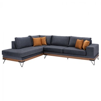 ΚΑΝΑΠΕΣ ΑΡΙΣΤΕΡΗ ΓΩΝΙΑ GLORIA HM3111.01 ΓΚΡΙ 300x97-240x78-90 εκ. ΚΑΝΑΠΕΣ ΑΡΙΣΤΕΡΗ ΓΩΝΙΑ GLORIA HM3111.01 ΓΚΡΙ 300x97-240x78-90 εκ.