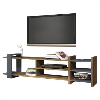 ΕΠΙΠΛΟ ΤΗΛΕΟΡΑΣΗΣ ANKE ΚΑΡΥΔΙ-ΑΝΘΡΑΚΙ HM8899.01 156x29,6x40 εκ.
