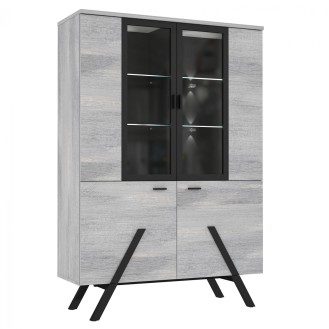 ΒΙΤΡΙΝΑ ΜΕ ΦΩΤΙΣΜΟ LED OTTO HM8814 ΣΤΑΧΤΙ ΜΑΥΡΟ 119x39x153 εκ. ΒΙΤΡΙΝΑ ΜΕ ΦΩΤΙΣΜΟ LED OTTO HM8814 ΣΤΑΧΤΙ ΜΑΥΡΟ 119x39x153 εκ.