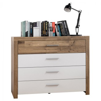 ΣΥΡΤΑΡΙΕΡΑ CALE HM8822 ΜΕ 4 ΣΥΡΤΑΡΙΑ ΚΑΡΥΔΙ ΛΕΥΚΟ 111x41x88.1 εκ.