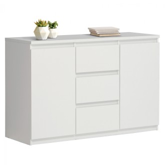 ΜΠΟΥΦΕΣ ΜΕΛΑΜΙΝΗΣ BRANCO HM8835.02 ΛΕΥΚΟ 121x42,2x79,9 εκ.
