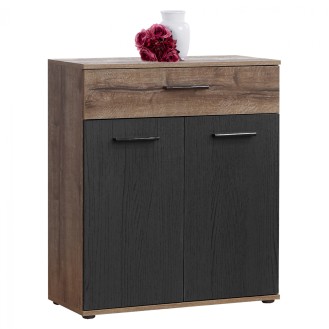 ΝΤΟΥΛΑΠΙ ΜΕΛΑΜΙΝΗΣ ΜΕ ΣΥΡΤΑΡΙ ANSEL HM8862 ΚΑΡΥΔΙ ΜΑΥΡΟ 69,9x34,1x81,7 εκ.
