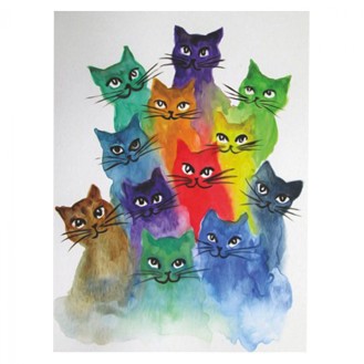 ΠΙΝΑΚΑΣ ΚΑΜΒΑΣ COLORFUL CATS HM7328 30Χ3Χ40 εκ. ΠΙΝΑΚΑΣ ΚΑΜΒΑΣ COLORFUL CATS HM7328 30Χ3Χ40 εκ.