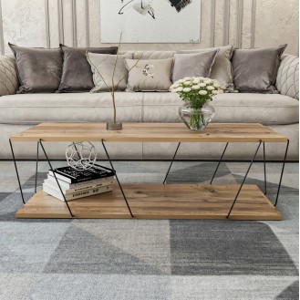 ΤΡΑΠΕΖΙ ΣΑΛΟΝΙΟΥ HM8927.01 ΣΕ NATURAL WOOD & ΜΑΥΡΟ ΧΡΩΜΑ 120Χ50Χ30Y εκ. TARS ΤΡΑΠΕΖΙ ΣΑΛΟΝΙΟΥ HM8927.01 ΣΕ NATURAL WOOD & ΜΑΥΡΟ ΧΡΩΜΑ 120Χ50Χ30Y εκ. TARS