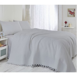ΚΟΥΒΕΡΤΑ ΔΙΠΛΗ ΠΙΚΕ ΜΕ ΚΡΟΣΣΙΑ HM12136 ΓΚΡΙ 220x240 εκ. 157SHS5224 ΚΟΥΒΕΡΤΑ ΔΙΠΛΗ ΠΙΚΕ ΜΕ ΚΡΟΣΣΙΑ HM12136 ΓΚΡΙ 220x240 εκ. 157SHS5224