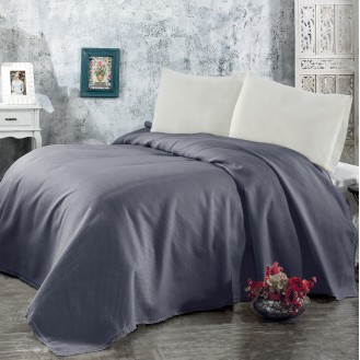 ΚΟΥΒΕΡΤΑ ΔΙΠΛΗ ΠΙΚΕ HM12156 ΑΝΘΡΑΚΙ 220x240 εκ. 188WTN1102 ΚΟΥΒΕΡΤΑ ΔΙΠΛΗ ΠΙΚΕ HM12156 ΑΝΘΡΑΚΙ 220x240 εκ. 188WTN1102