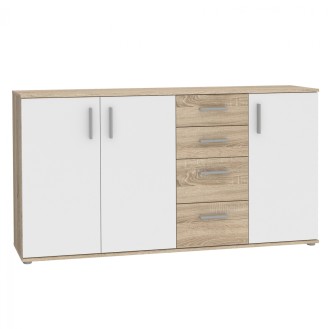 ΜΠΟΥΦΕΣ ΜΕΛΑΜΙΝΗΣ HM9018 SONAMA ΛΕΥΚΟ 159,3x31,4x81,7Υ εκ.