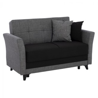ΚΑΝΑΠΕΣ ΚΡΕΒΑΤΙ 3ΘΕΣΙΟΣ HOLLIE ΓΚΡΙ HM3175.01 ΜΕ ΑΠΟΘ/ΧΩΡΟ 226x80x82 εκ.