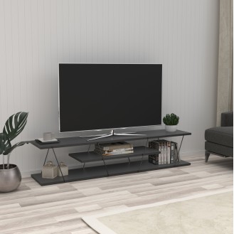 ΕΠΙΠΛΟ TV TARS ΣΕ ΧΡΩΜΑ ΑΝΘΡΑΚΙ-ΜΑΥΡΟ HM2239.10 143x32x31Y εκ.