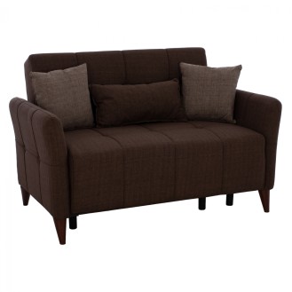 ΚΑΝΑΠΕΣ 2ΘΕΣΙΟΣ GALILEO HM3189.02 ΚΑΦΕ 150x95.5x88 εκ. ΚΑΝΑΠΕΣ 2ΘΕΣΙΟΣ GALILEO HM3189.02 ΚΑΦΕ 150x95.5x88 εκ.