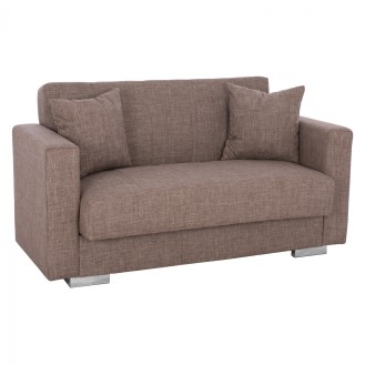 ΚΑΝΑΠΕΣ 2ΘΕΣΙΟΣ CARYLON HM3170.02 ΚΑΦΕ ΜΠΕΖ 152x81x78 εκ. ΚΑΝΑΠΕΣ 2ΘΕΣΙΟΣ CARYLON HM3170.02 ΚΑΦΕ ΜΠΕΖ 152x81x78 εκ.