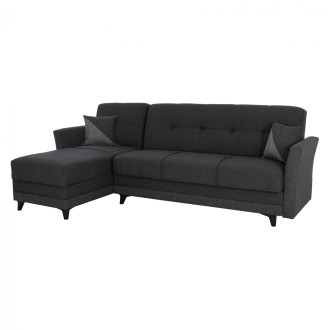 ΚΑΝΑΠΕΣ ΓΩΝΙΑ JOSH HM3174.01 ΣΕ ΧΡΩΜΑ ΣΚΟΥΡΟ ΓΚΡΙ 270x152x95 εκ. ΚΑΝΑΠΕΣ ΓΩΝΙΑ JOSH HM3174.01 ΣΕ ΧΡΩΜΑ ΣΚΟΥΡΟ ΓΚΡΙ 270x152x95 εκ.