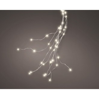 Micro LED κλασί δέντρου φωτιζόμενο Εξωτερικού χώρου 180cm-408L Cable colour:silver Functions:steady LED colour:warm white LED Τεμάχιο 