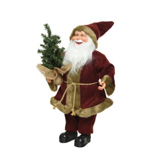 Άγιος Βασίλης με δέντρο L24.00-W14.00-H45.00cm Τεμάχιο 