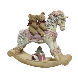 Κουνιστό αλογάκι με δώρα L7.00-W26.50-H22.00cm Τεμάχιο 
