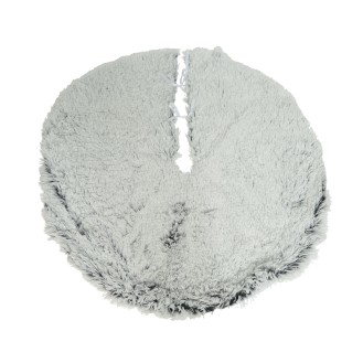 Ποδιά δέντρου χνούδι λευκό / γκρι dia100.00-H1.00cm Τεμάχιο 